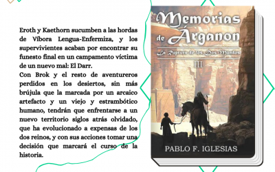Lanzamiento del libro Memorias de Árganon III: La Ruptura de los Dos Mundos, por Pablo F. Iglesias