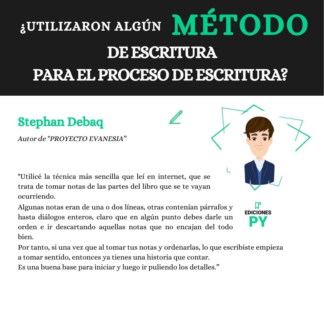 METODO evanesia Método usado por Stephan Debaq